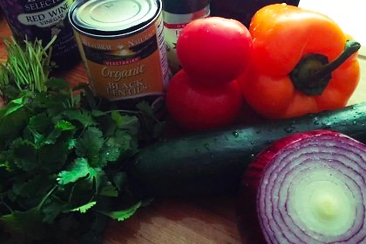 Lentil Salad Ingredients