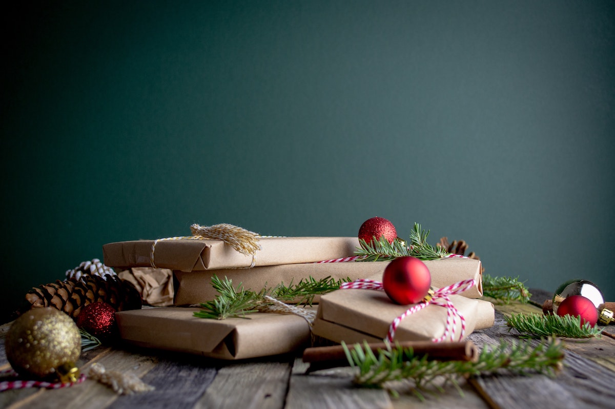 Your gift wrap can be just as exciting as what it's covering when you adorn the package with herbs. 