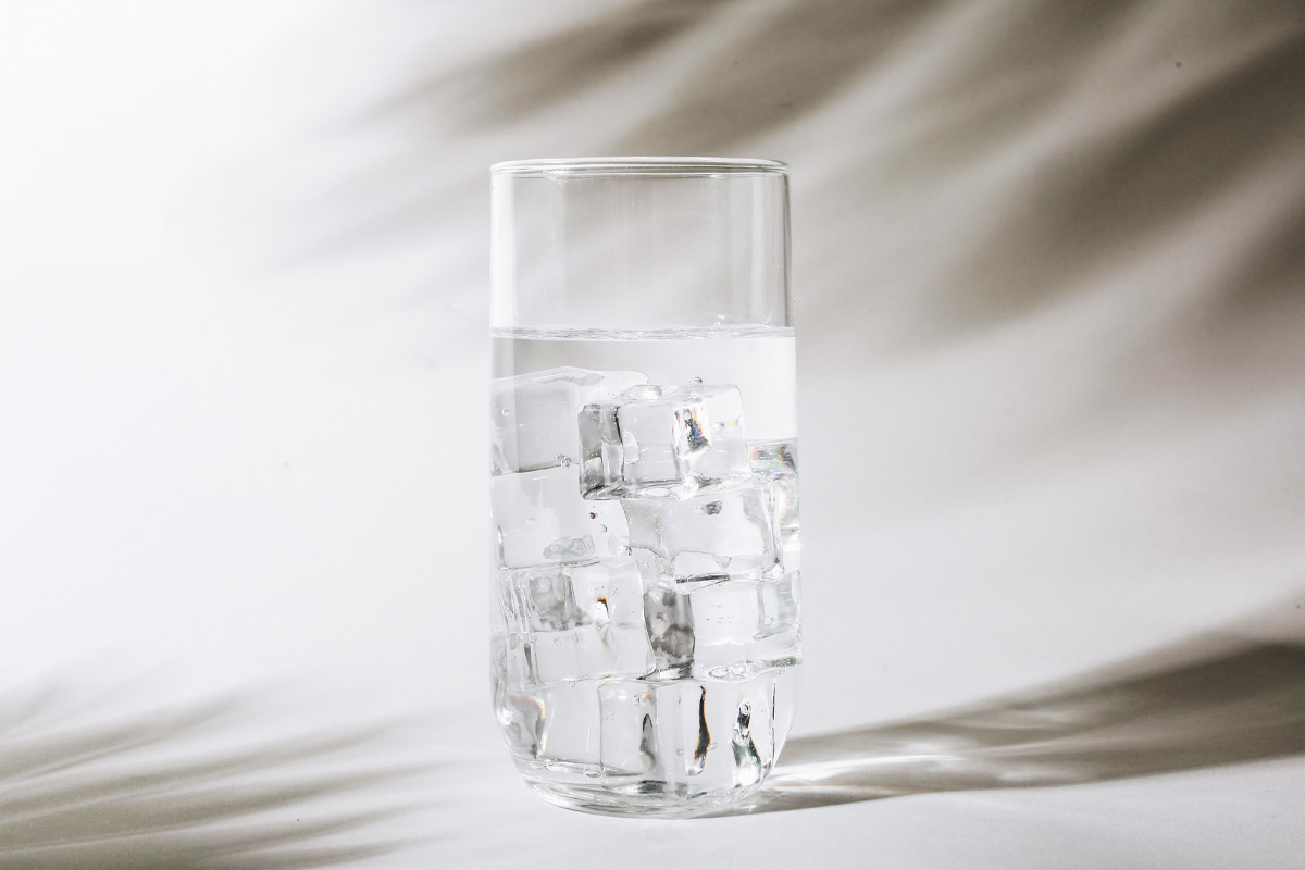 Glass of water