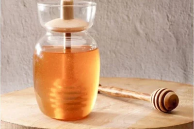 Glass Honey Jar